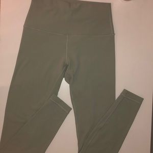 Grey sage lululemon align leggings!!